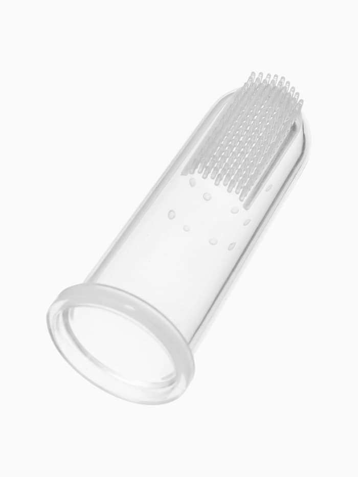 Зубная щетка детская, прорезыватель-массажер, в контейнере, силиконовый, от 3 мес.