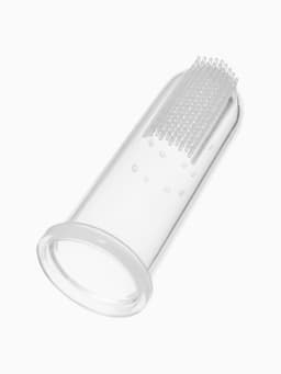 Зубная щетка детская, прорезыватель-массажер, в контейнере, силиконовый, от 3 мес.