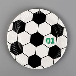 Тарелка одноразовая бумажная «Футбол»