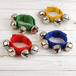 Браслет - погремушка музыкальная игрушка, с бубенцами, МИКС