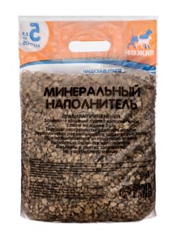 Наполнитель минеральный впитывающий «Пижон» для длинношерстных кошек, 5 л