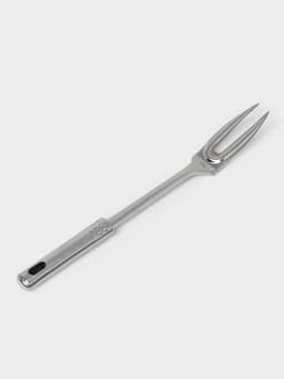 Вилка для мяса Доляна «Стандарт», h=33 см, нержавеющая сталь, серебристая