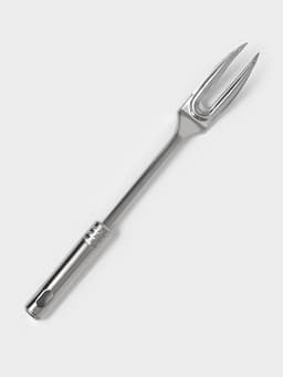 Вилка для мяса Доляна «Стандарт», h=33 см, нержавеющая сталь, серебристая