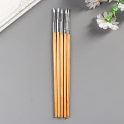 Инструменты для моделирования и придания формы (набор 5 шт.), 18 см дерево, резина