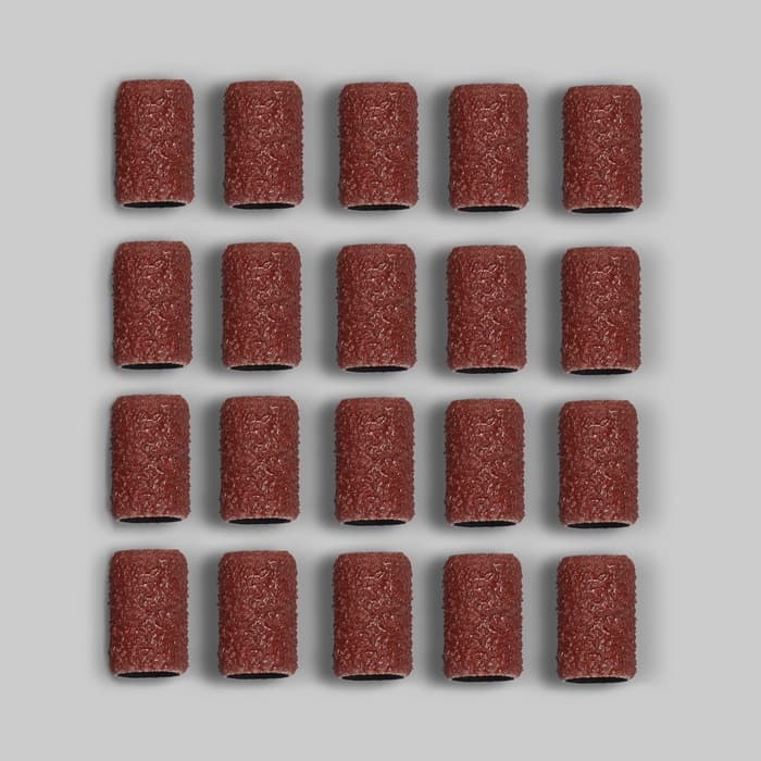 Насадки для педикюра, 20 шт., абразивность 80