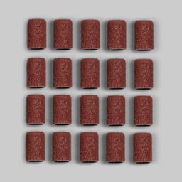 Насадки для педикюра, 20 шт., абразивность 80