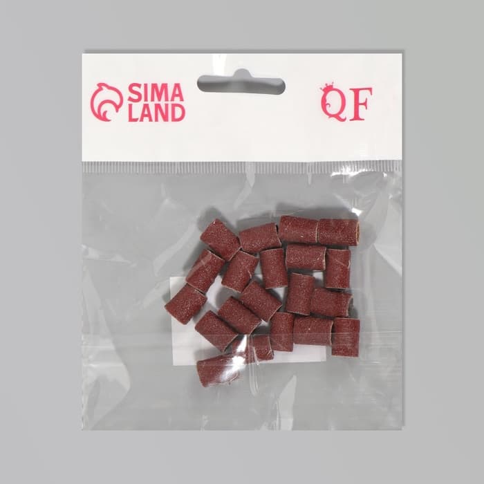 Насадки для педикюра, 20 шт., абразивность 80