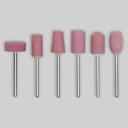 Фрезы корундовые для маникюра в пластиковом органайзере, 12 шт.