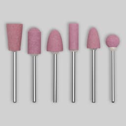 Фрезы корундовые для маникюра в пластиковом органайзере, 12 шт.