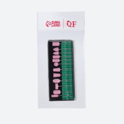 Фрезы корундовые для маникюра в пластиковом органайзере, 12 шт.