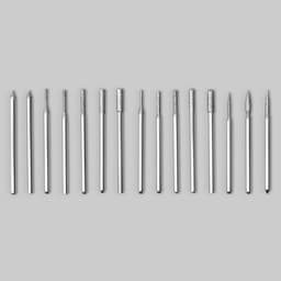 Фрезы алмазные для маникюра в пластиковом органайзере, 30 шт.