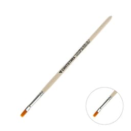 Кисть для рисования, синтетика, № 4, Calligrata, плоская, деревянная ручка