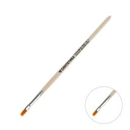 Кисть для рисования, синтетика, № 4, Calligrata, плоская, деревянная ручка