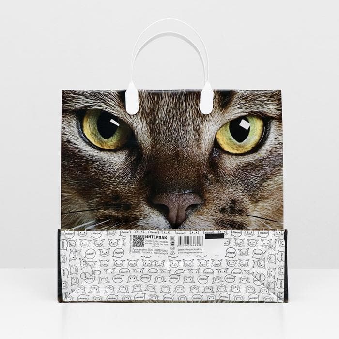 Пакет «Кэт», мягкий пластик, 30×30 см, 150 мкм