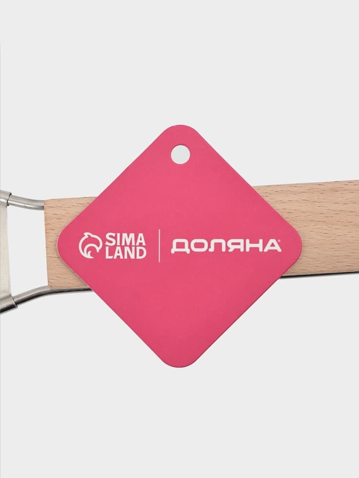 Сито для просеивания с деревянной ручкой Доляна «Стандарт», d=21 см, нержавеющая сталь