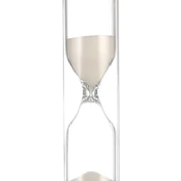 Часы песочные «Ламбо», на 10 минут, 9×2.5 см, белые