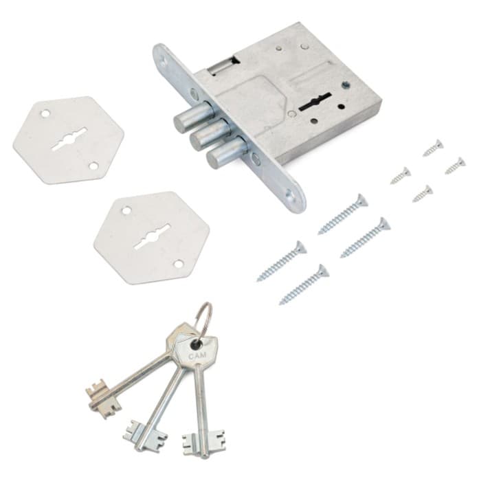 Замок врезной BORDER ЗВ 8-4С/13 76601, б/о, б/ручки