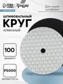 Алмазный гибкий шлифовальный круг ТУНДРА «Черепашка», для сухой шлифовки, 100 мм, № 5000