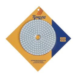 Алмазный гибкий шлифовальный круг ТУНДРА «Черепашка», для мокрой шлифовки, 100 мм, № 100