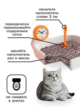 Наполнитель минеральный впитывающий «Пижон» для короткошерстных кошек, 5 л