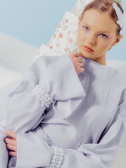 Браслеты жемчуг «Трио», d=7 см, шар № 4.6.8, набор 3 шт. белый