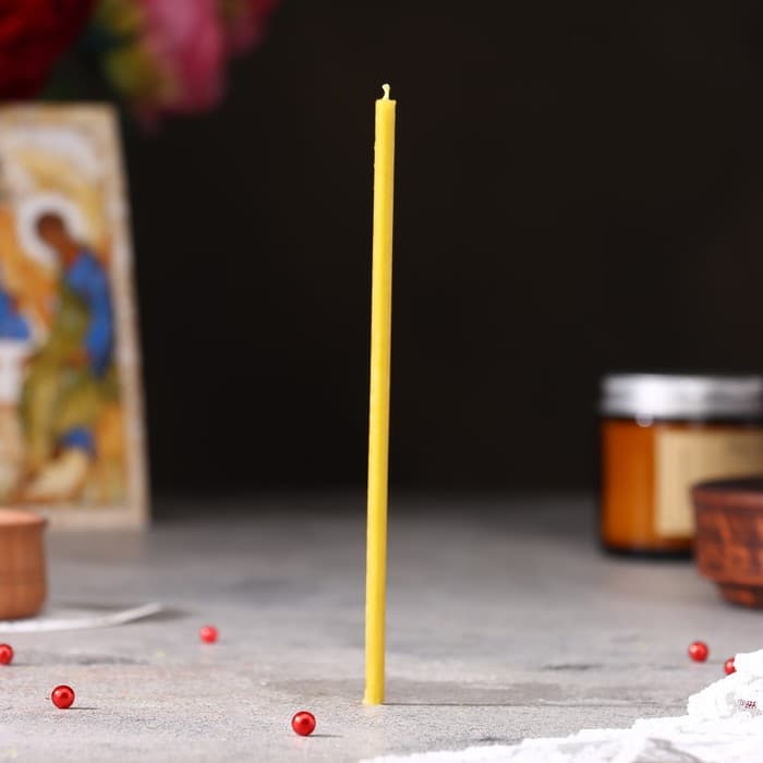 Свечи церковные №140, упаковка 1 кг, парафин и воск