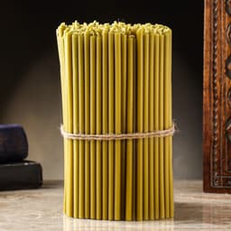 Свечи церковные №100, упаковка 1 кг, парафин и воск