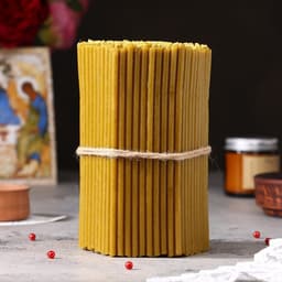 Свечи церковные №100, упаковка 1 кг, парафин и воск