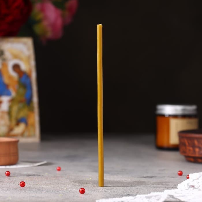 Свечи церковные №100, упаковка 1 кг, парафин и воск