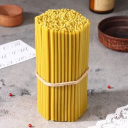 Свечи церковные №80, упаковка 1 кг, парафин и воск