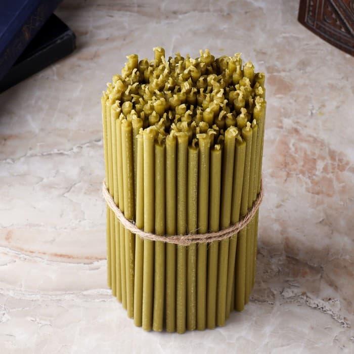 Свечи церковные №60, упаковка 1 кг, парафин и воск