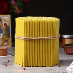 Свечи церковные медовые, №120, упаковка 2 кг, парафин, воск и медовое масло