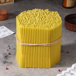 Свечи церковные медовые, №120, упаковка 2 кг, парафин, воск и медовое масло