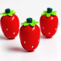 Счётный набор «Клубничка», 12 ягод: 3×2 см