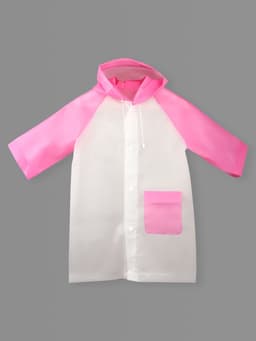 Дождевик детский «Гуляем под дождём», рост 110-122 см, розовый