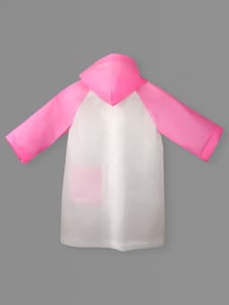 Дождевик детский «Гуляем под дождём», рост 110-122 см, розовый