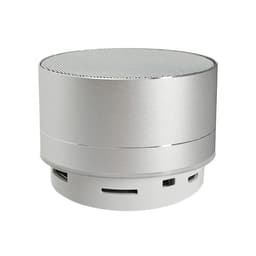Портативная колонка Luazon LAB-05, 3 Вт, 520 мАч, Bluetooth, USB, microSD, microUSB, серебристый