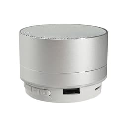 Портативная колонка Luazon LAB-05, 3 Вт, 520 мАч, Bluetooth, USB, microSD, microUSB, серебристый