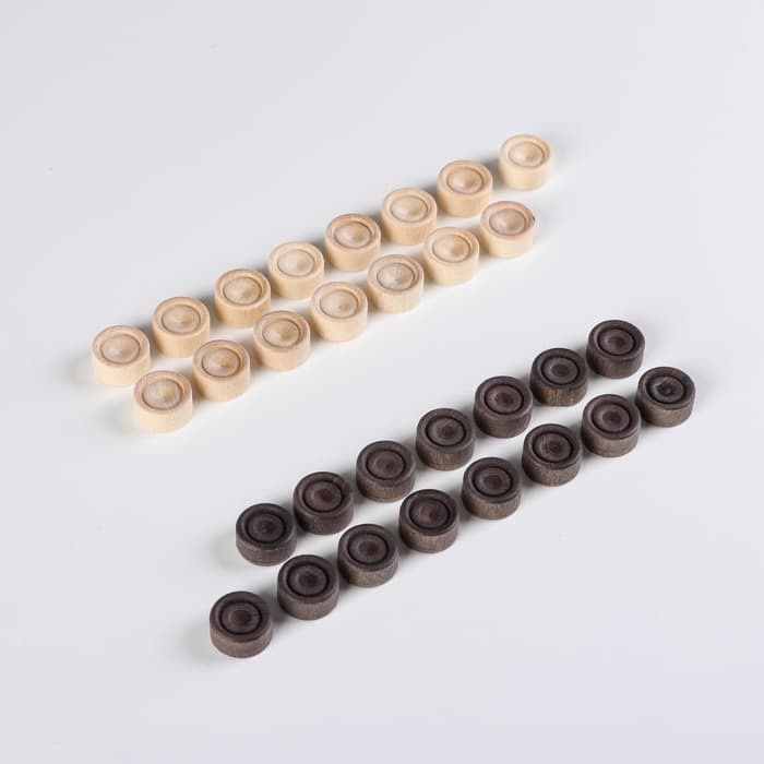 Настольная игра нарды с шашками TAKE IT EASY «Узор», деревянные большие, 40×40 см