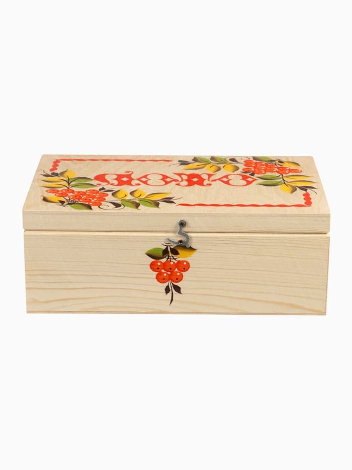 Русское лото «Роспись», деревянное, в подарочной шкатулке