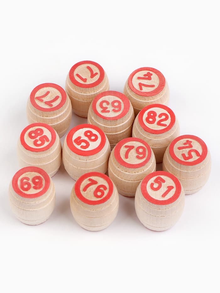 Русское лото «Роспись», деревянное, в подарочной шкатулке