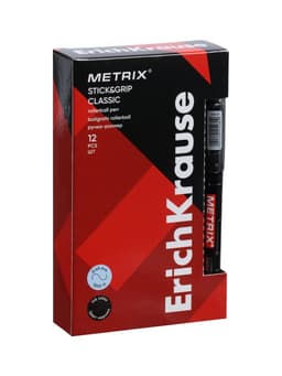 Ручка - роллер Erich Krause METRIX, узел 0.5, чернила чёрные, длина письма 1200 метров
