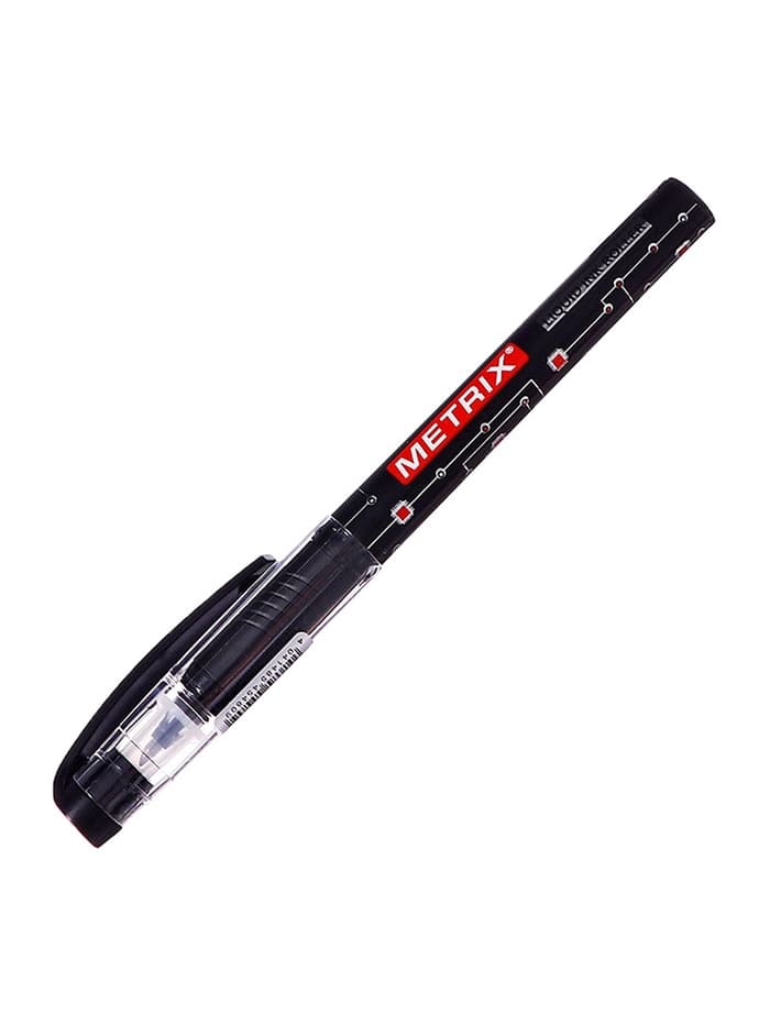 Ручка - роллер Erich Krause METRIX, узел 0.5, чернила чёрные, длина письма 1200 метров