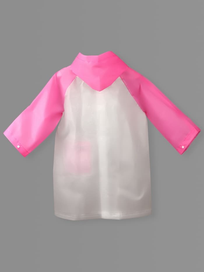 Дождевик детский «Гуляем под дождём», размер XL, розовый