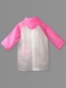 Дождевик детский «Гуляем под дождём», размер XL, розовый