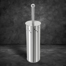 Ёршик для унитаза с подставкой «Звёзды», 9×10×40 см, хром