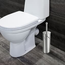 Ёршик для унитаза с подставкой «Звёзды», 9×10×40 см, хром