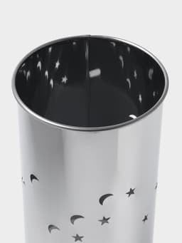 Ёршик для унитаза с подставкой «Звёзды», 9×10×40 см, хром