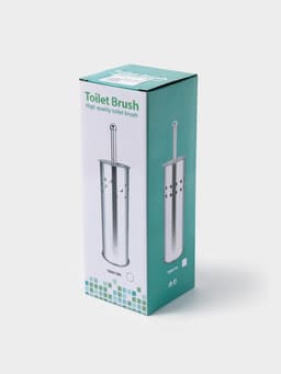 Ёршик для унитаза с подставкой «Звёзды», 9×10×40 см, хром