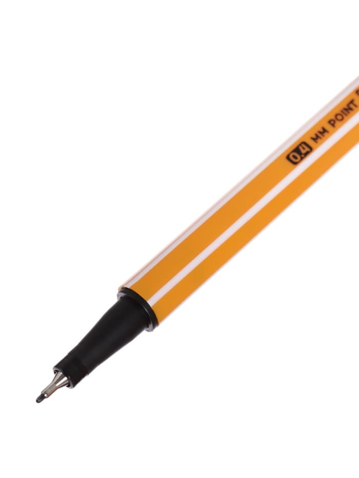 Ручка капиллярная BrunoVisconti. Basic FINELINER, чёрный стержень, узел 0.4 мм